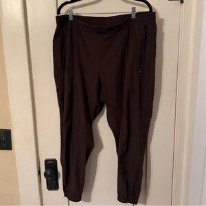 Maroon Old Navy Stretch Tech Joggers